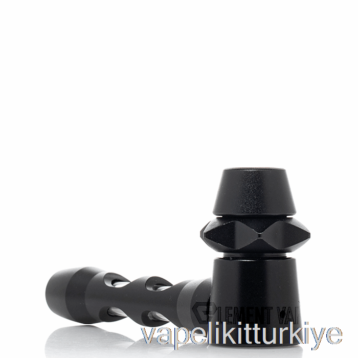 Vape Likit Cheech Cam Metal Kaplı Vurucu El Borusu Siyah